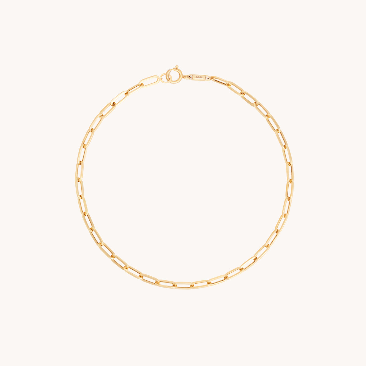 Piccadilly Chain Bracelet in Solid Gold-Astrid &amp; Miyu
