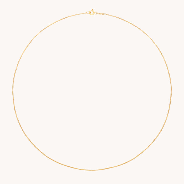 Shoreditch Chain Necklace in Solid Gold-Astrid &amp; Miyu
