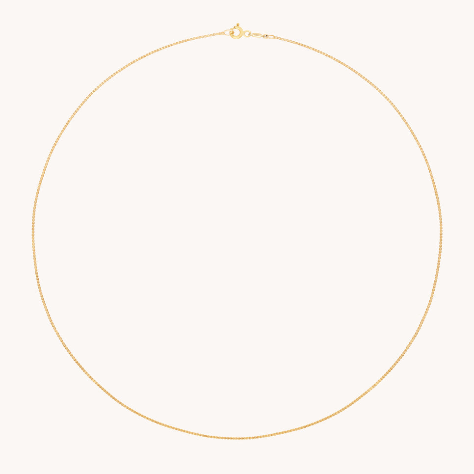 Shoreditch Chain Necklace in Solid Gold-Astrid &amp; Miyu