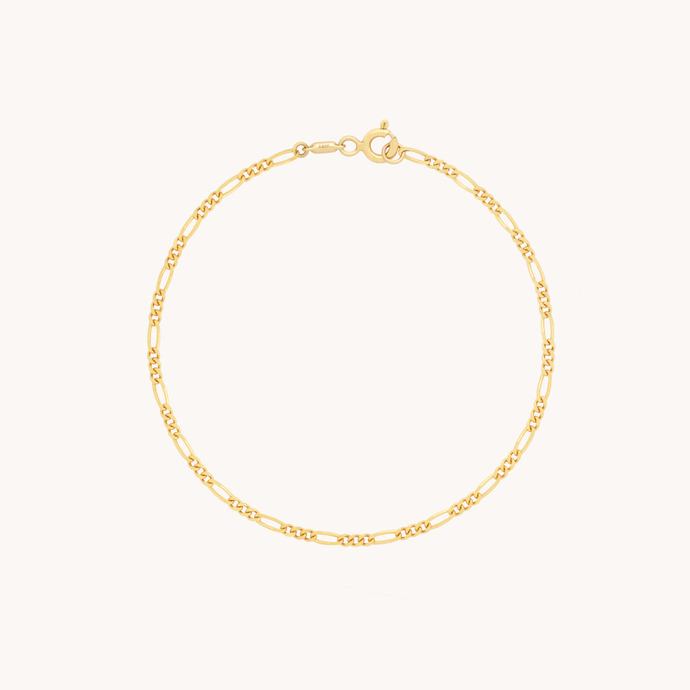 Soho Chain Bracelet in Solid Gold-Astrid &amp; Miyu