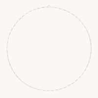 Soho Chain Necklace in Solid White Gold-Astrid &amp; Miyu