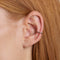 Black Pavé Ear Cuff in Gold-Astrid &amp; Miyu