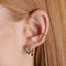 Black Pavé Ear Cuff in Gold-Astrid &amp; Miyu