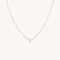 Crystal Cluster Pendant Necklace in Silver-Astrid &amp; Miyu