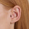 Black Cluster Titanium Piercing Stud in Gold-Astrid &amp; Miyu