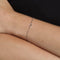 Crescent Moon Pendant Bracelet in Silver-Astrid &amp; Miyu