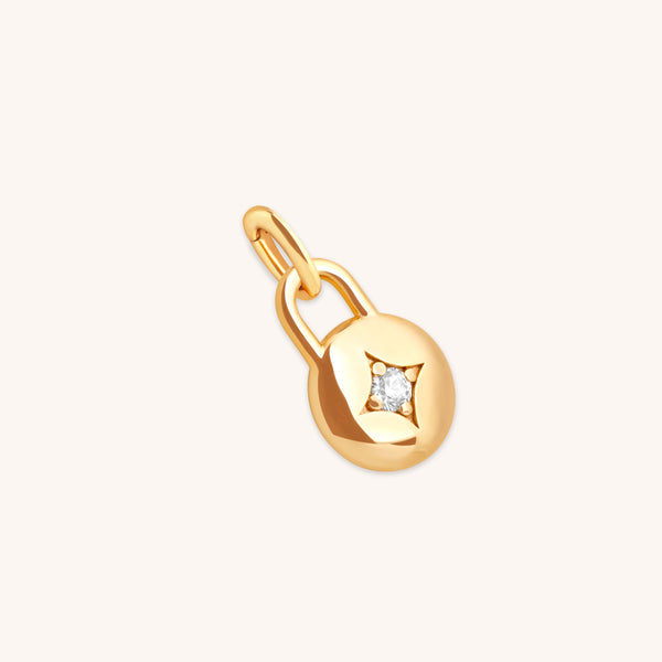Crystal Clip Charm in Gold-Astrid &amp; Miyu