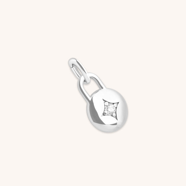 Crystal Clip Charm in Silver-Astrid &amp; Miyu