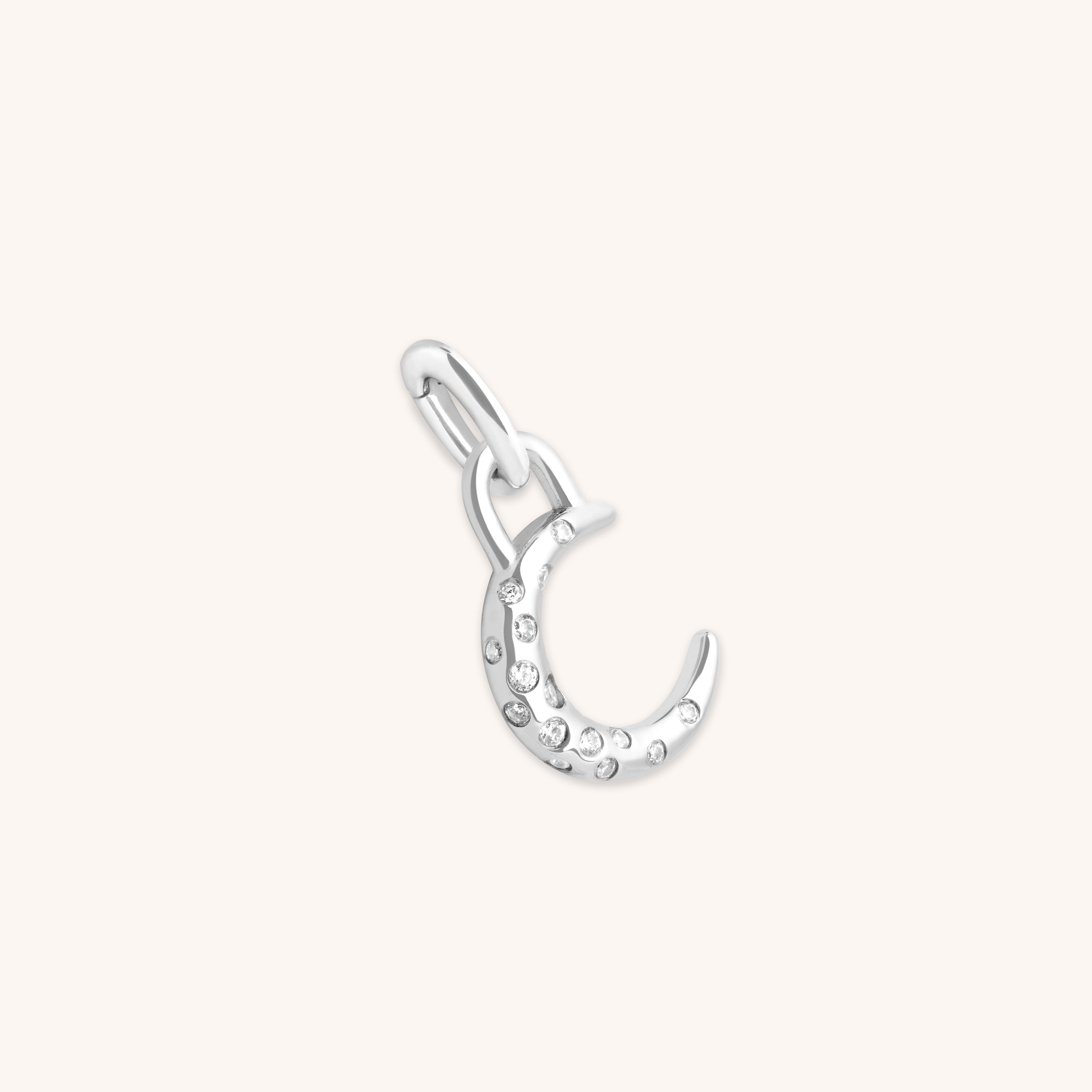 Moon Scatter Clip Charm in Silver-Astrid &amp; Miyu