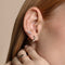 Crystal Trail Climber Studs in Gold-Astrid &amp; Miyu