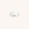 Crystal Scatter Ear Cuff in Silver-Astrid &amp; Miyu