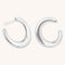 Orbit Small Hoops in Silver-Astrid &amp; Miyu