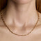 Paperclip Chain Necklace in Gold-Astrid &amp; Miyu