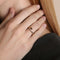 Crystal Scatter Dome Ring in Gold-Astrid &amp; Miyu