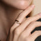 Crystal Scatter Dome Ring in Gold-Astrid &amp; Miyu
