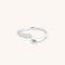 Crystal Scatter Dome Ring in Silver-Astrid &amp; Miyu