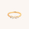 Crystal Trail Open Ring in Gold-Astrid &amp; Miyu
