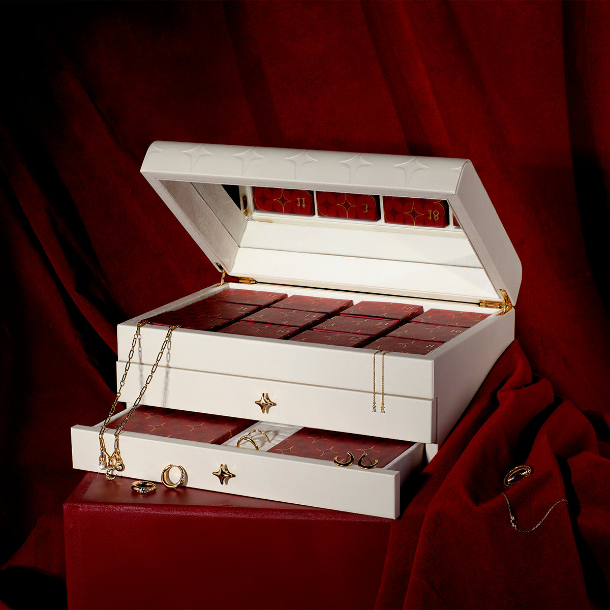 24 Day Advent Calendar in Gold-Astrid &amp; Miyu