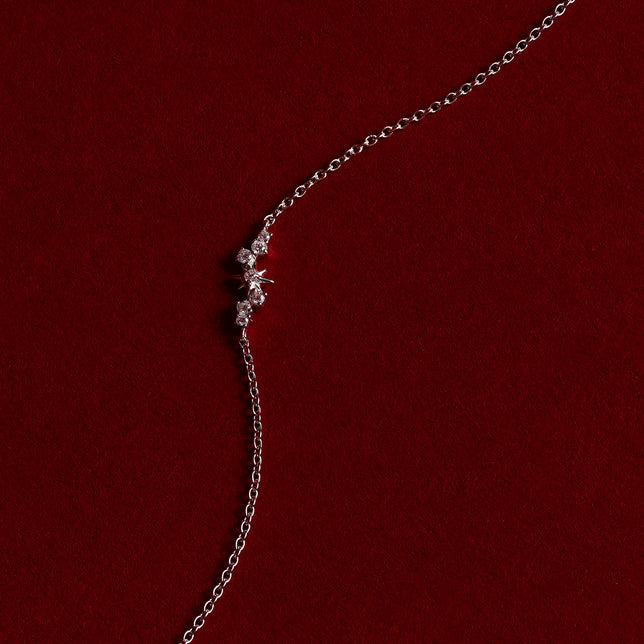 Star Bracelet Ornament Bauble in Silver-Astrid &amp; Miyu