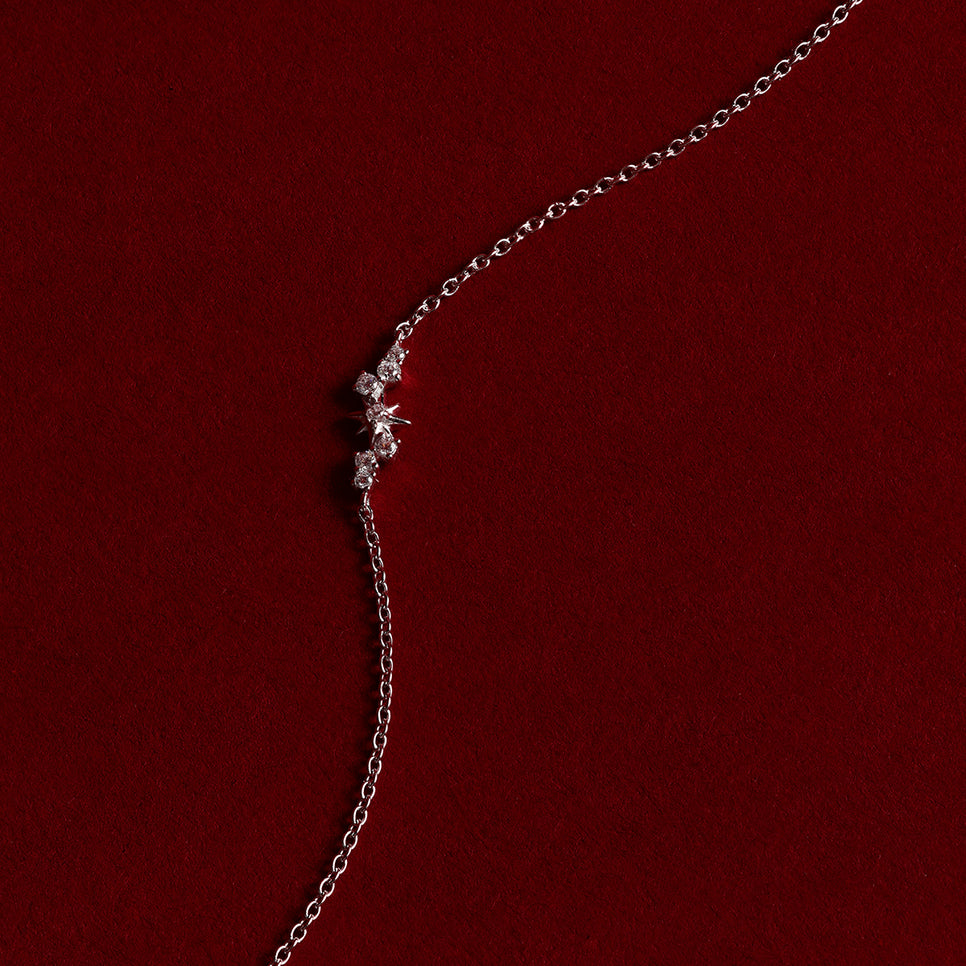 Star Bracelet Ornament Bauble in Silver-Astrid &amp; Miyu