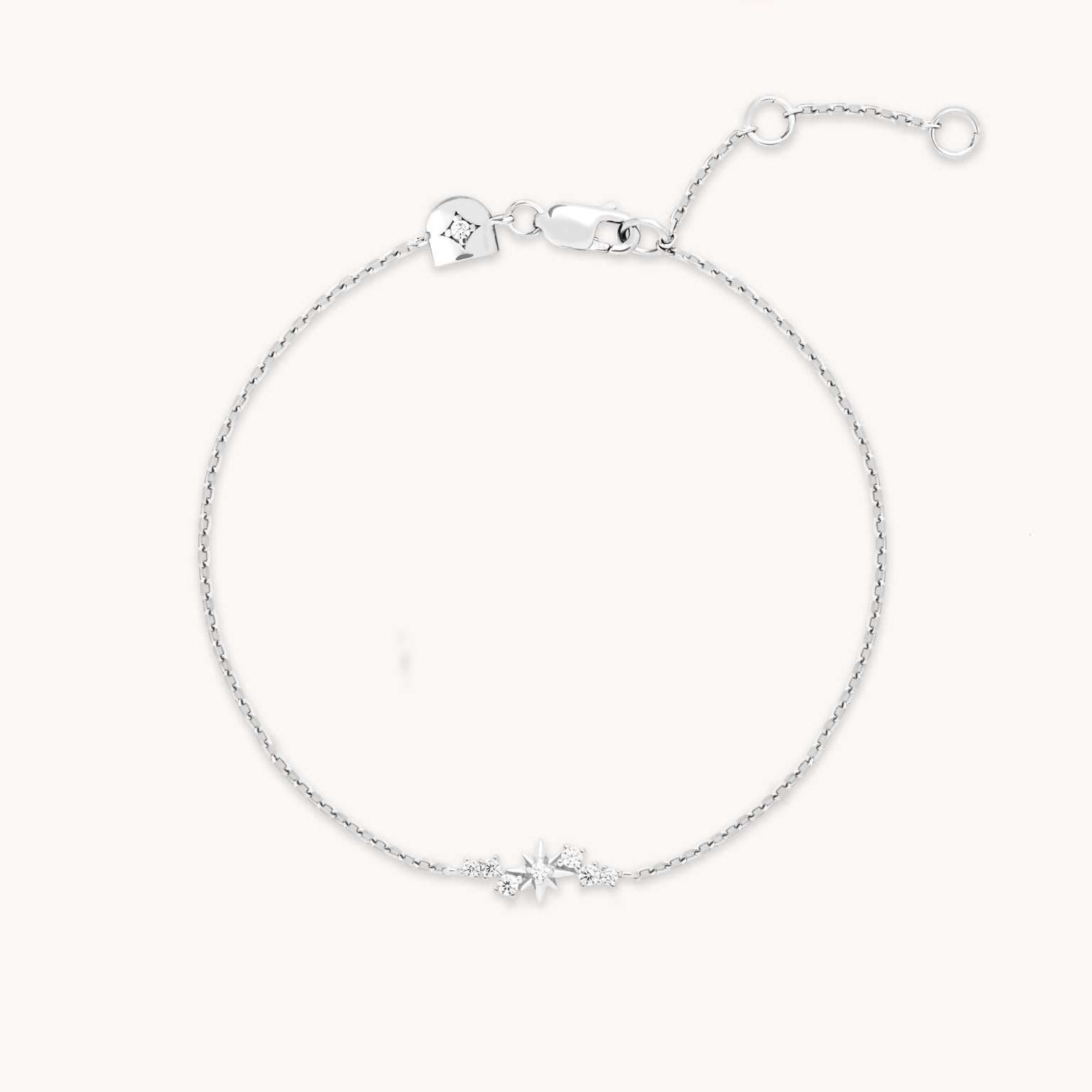 Star Cluster Charm Bracelet in Silver-Astrid &amp; Miyu
