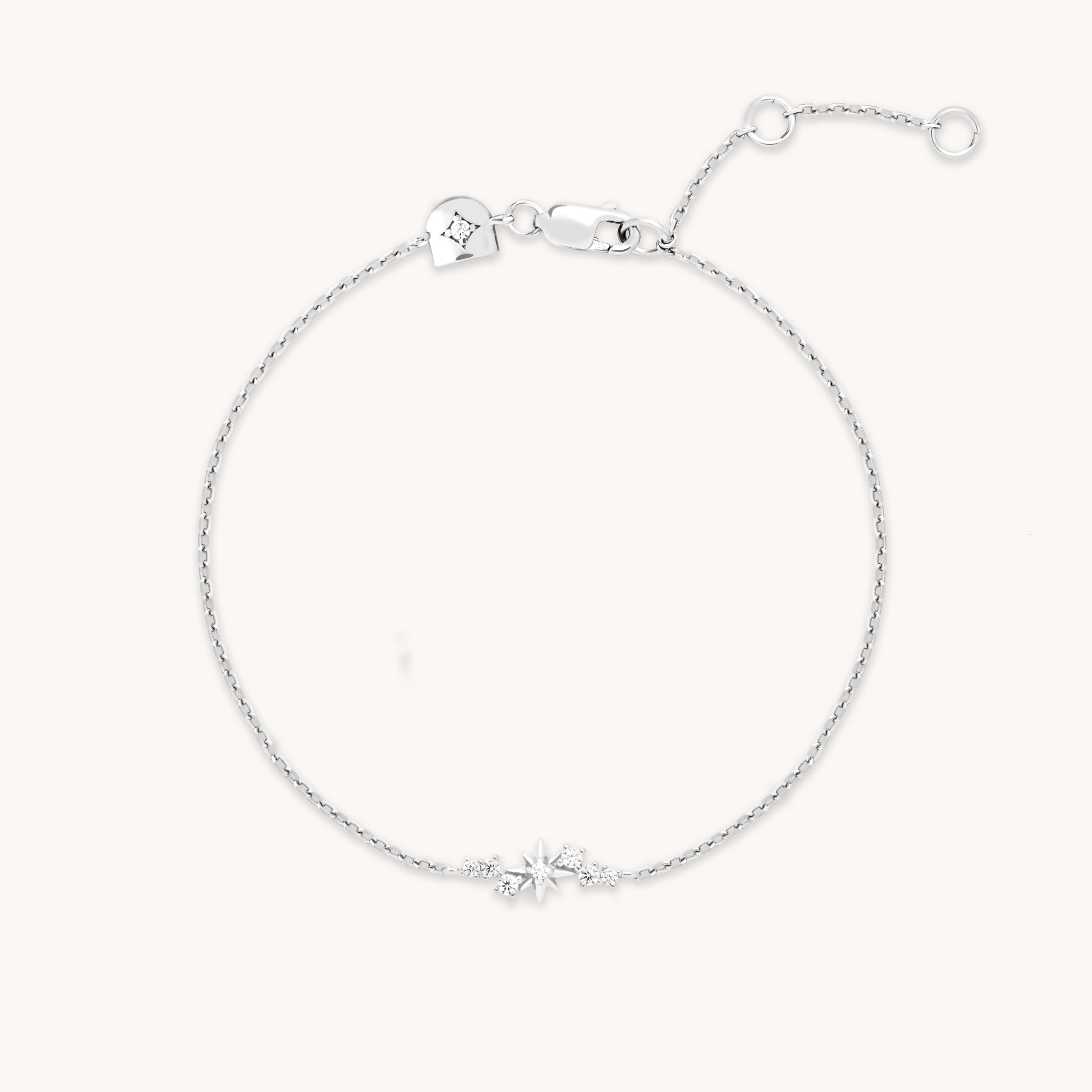 Star Cluster Charm Bracelet in Silver-Astrid &amp; Miyu