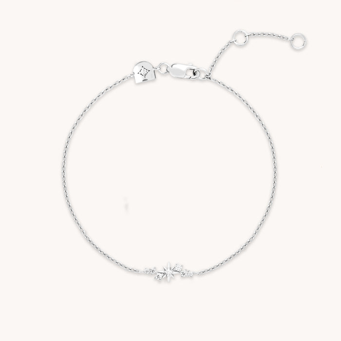 Star Cluster Charm Bracelet in Silver-Astrid &amp; Miyu