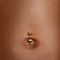 Heart Titanium Belly Bar in Gold-Astrid &amp; Miyu