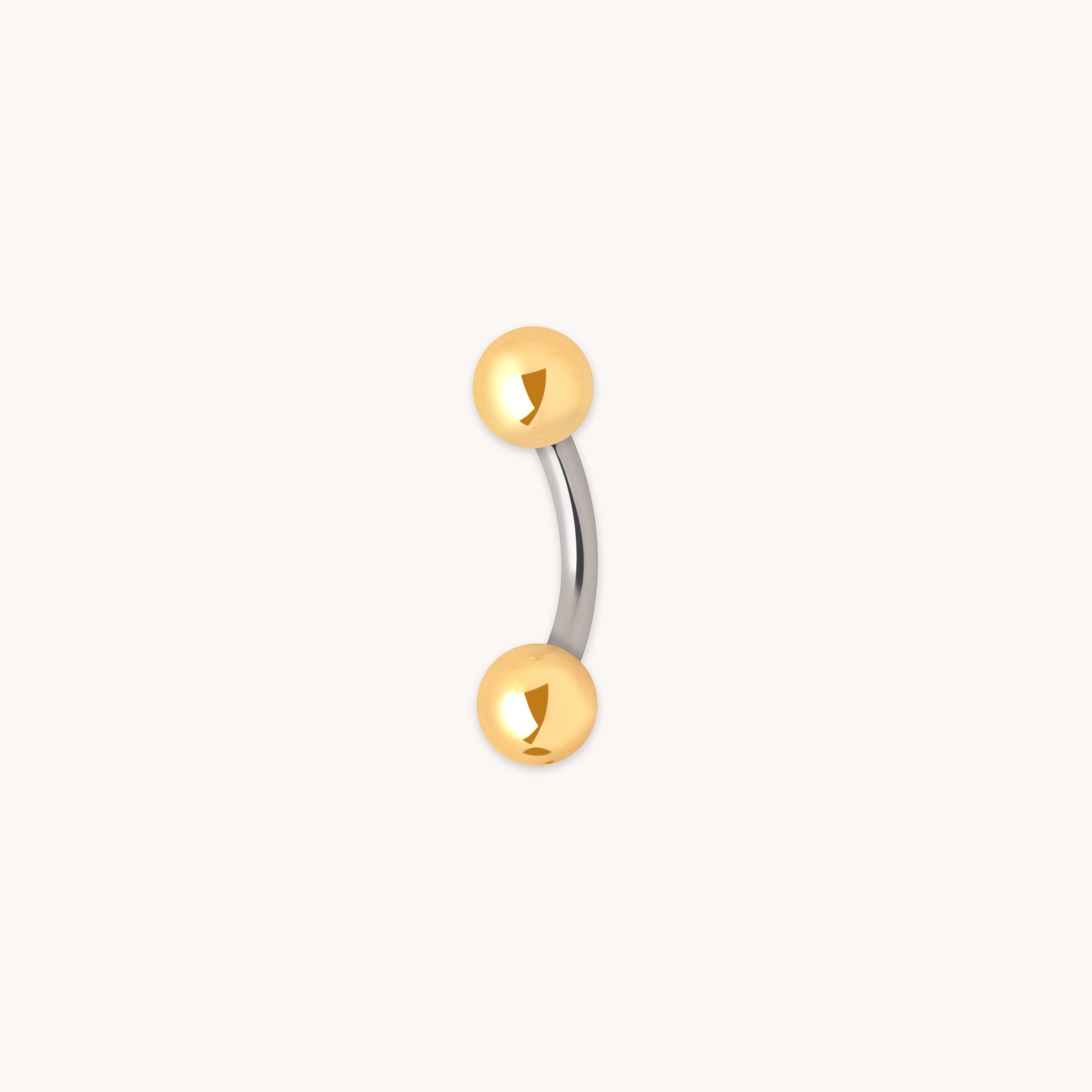 Essential Ball Titanium Belly Bar in Gold-Astrid &amp; Miyu
