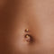 Essential Ball Titanium Belly Bar in Gold-Astrid &amp; Miyu