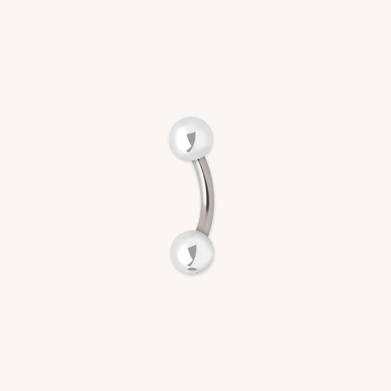 Essential Ball Titanium Belly Bar in Silver-Astrid &amp; Miyu