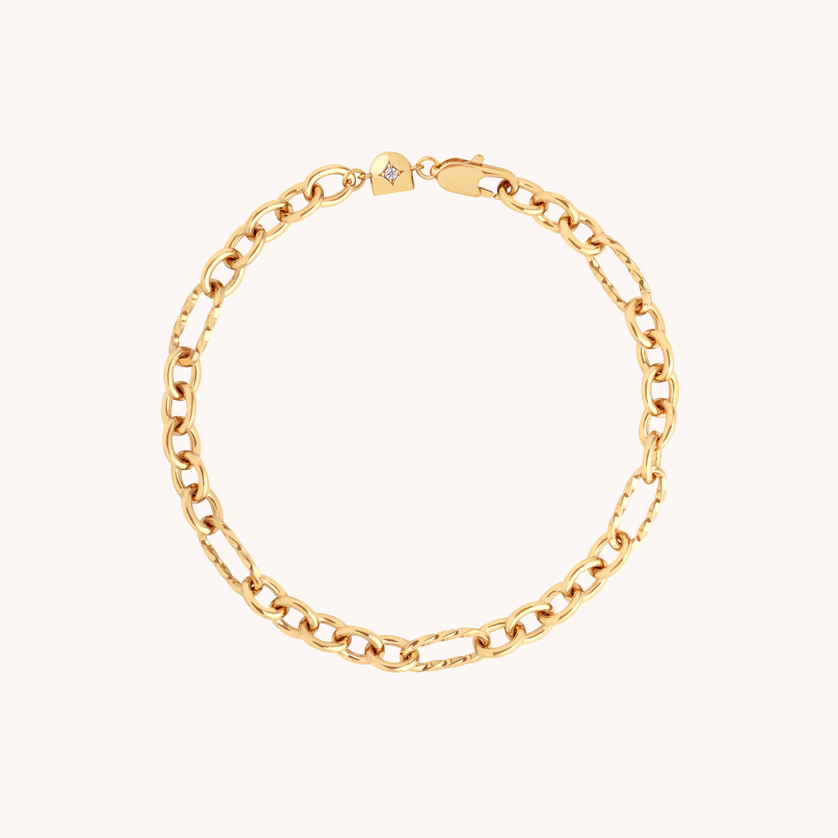 Bold Chain Bracelet in Gold-Astrid &amp; Miyu