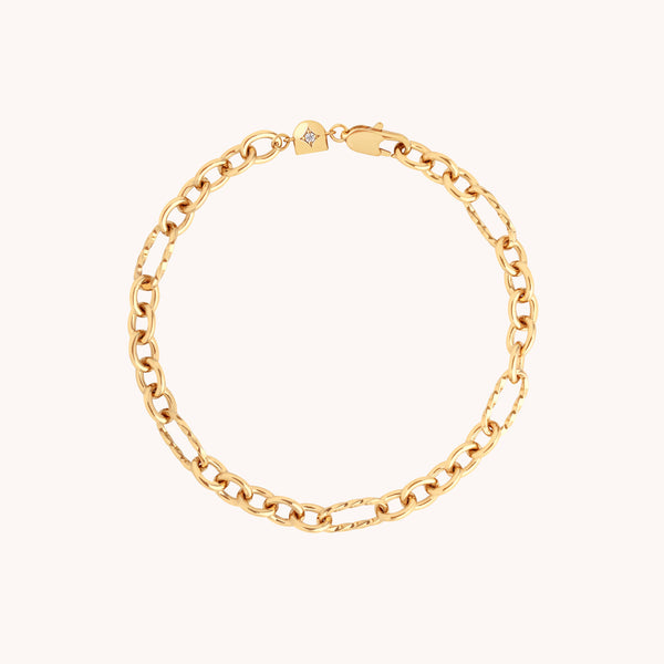 Bold Chain Bracelet in Gold-Astrid &amp; Miyu