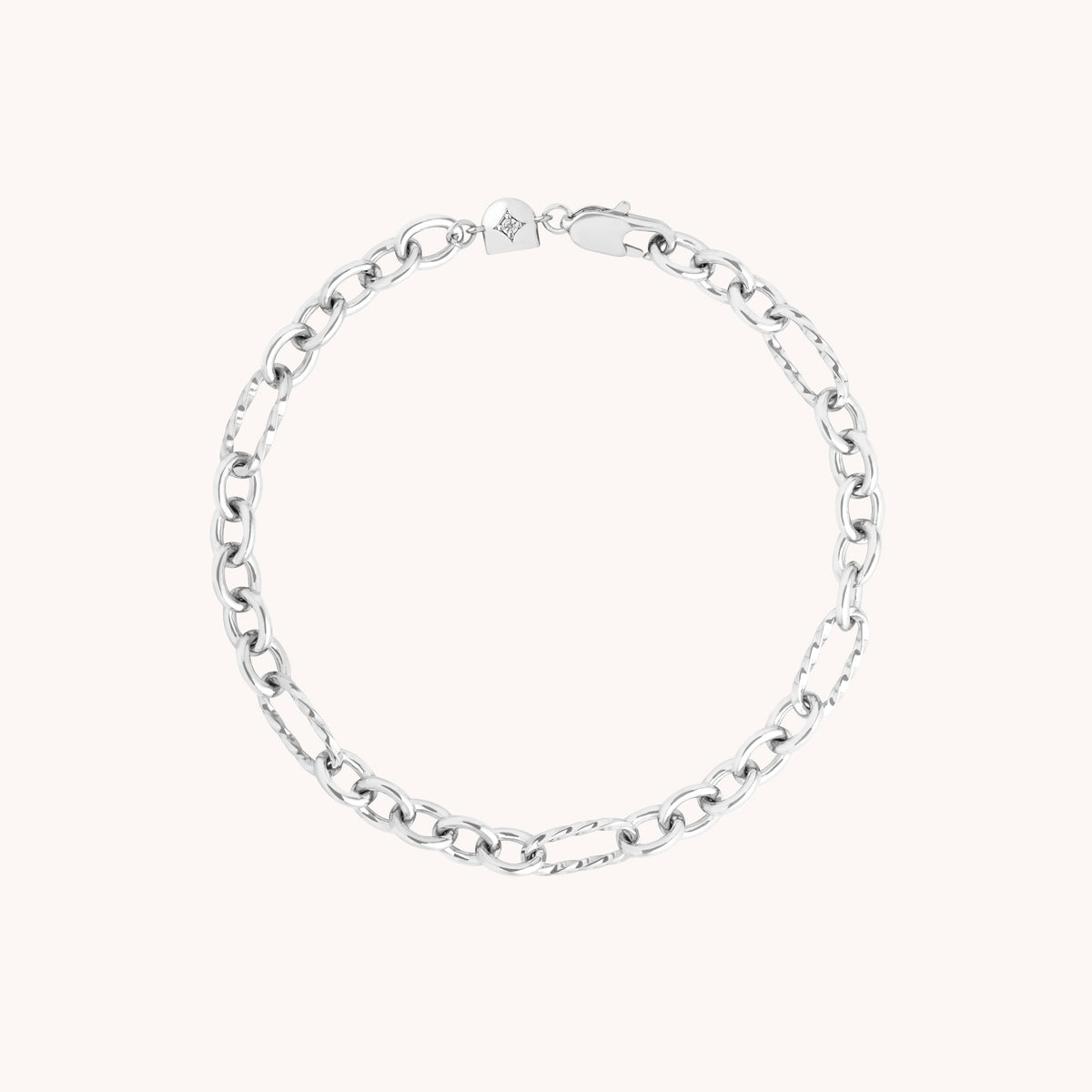 Bold Chain Bracelet in Silver-Astrid &amp; Miyu