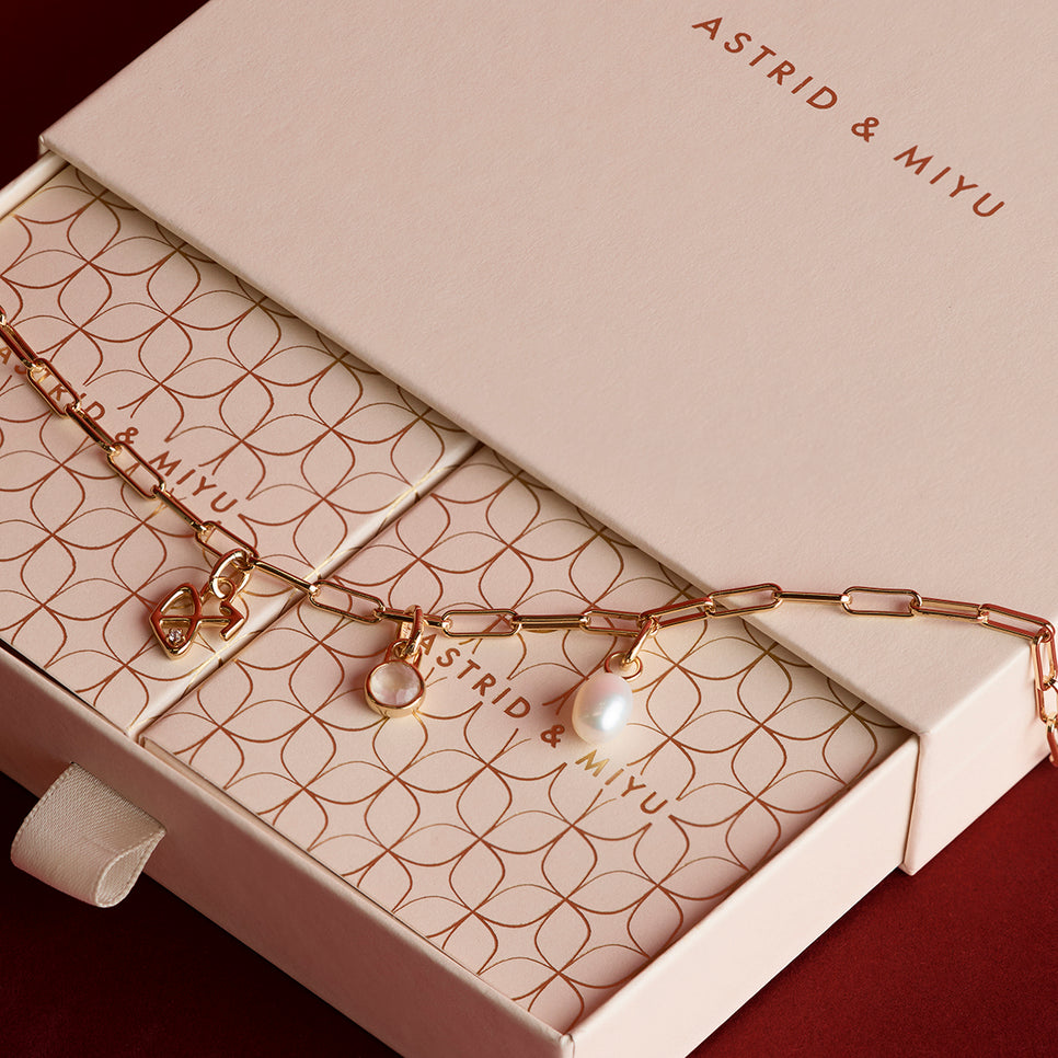 Piccadilly Bracelet Charming Gift Set in Gold-Astrid &amp; Miyu