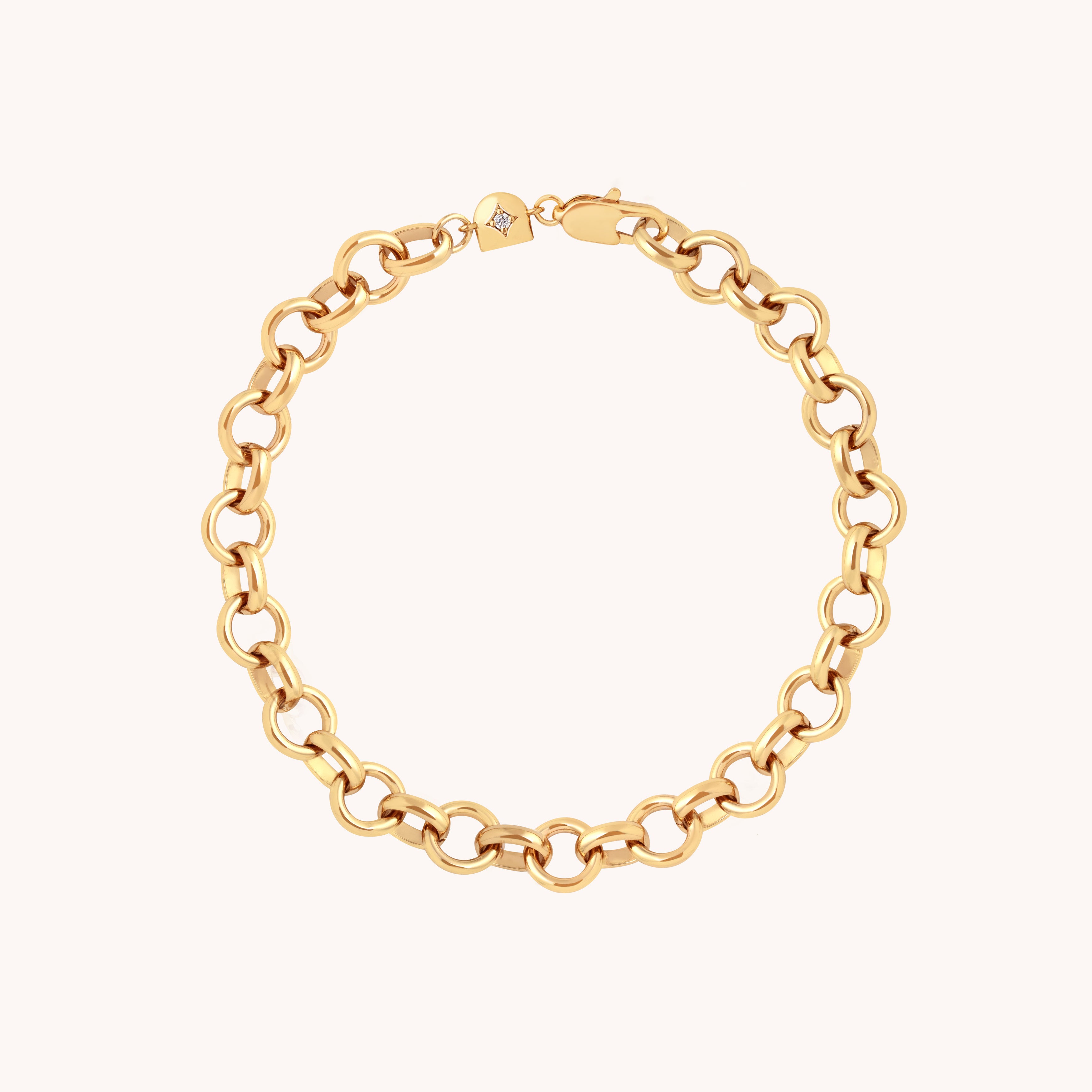 Bold Chelsea Chain Bracelet in Gold-Astrid &amp; Miyu