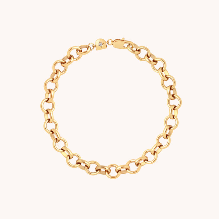 Bold Chelsea Chain Bracelet in Gold-Astrid &amp; Miyu