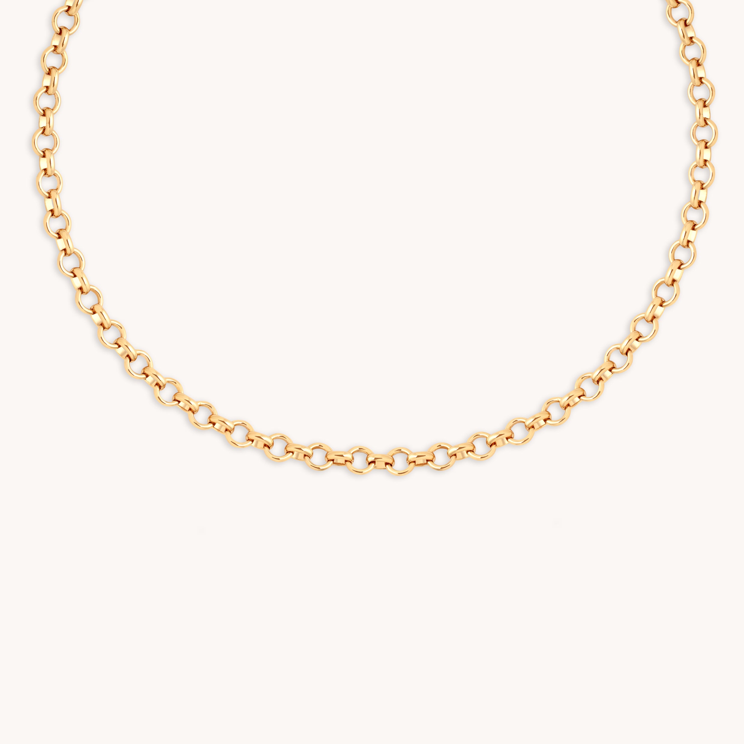 Bold Chelsea Chain Necklace in Gold-Astrid &amp; Miyu