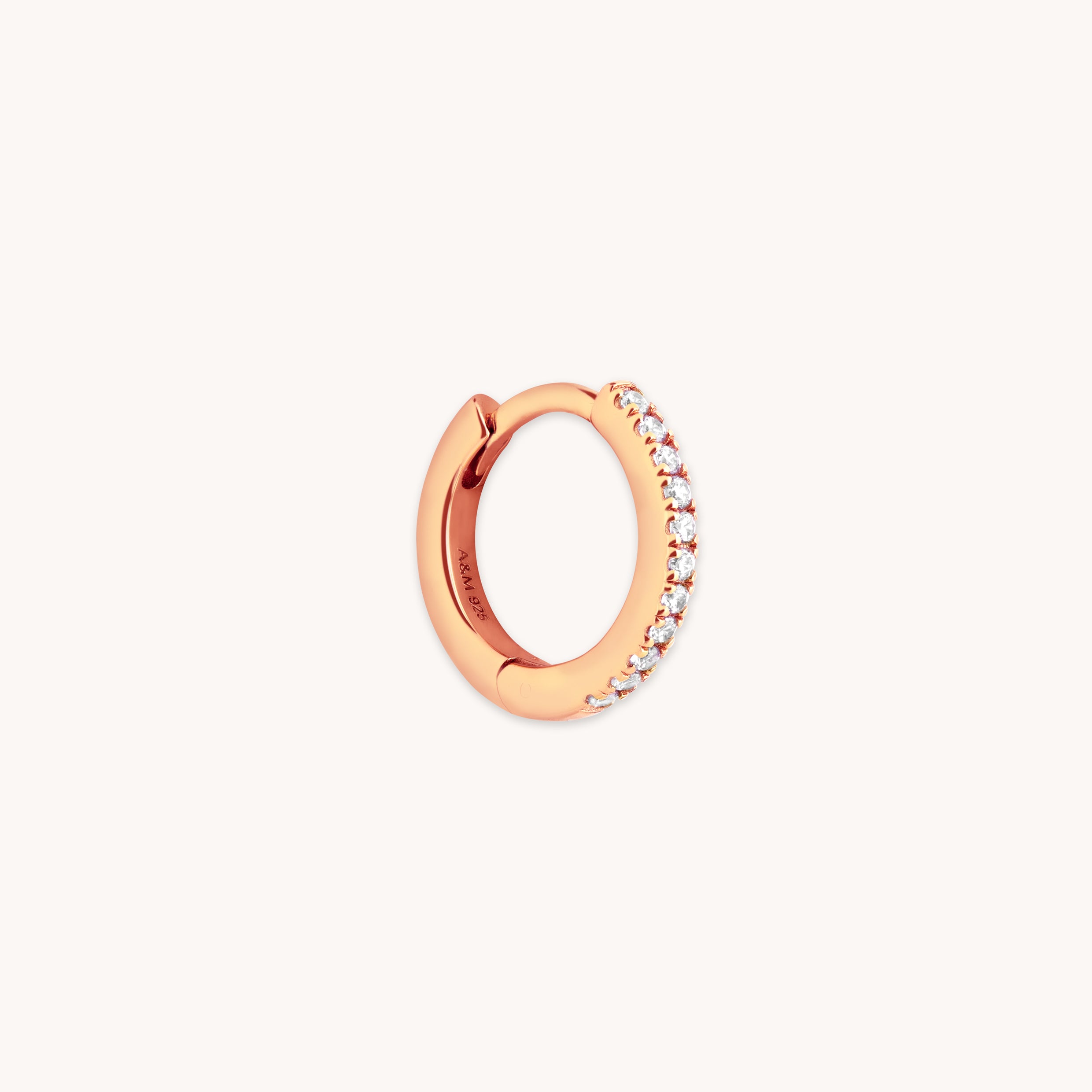 Jewelled Hoop in Rose Gold-Astrid &amp; Miyu