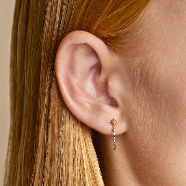 Star Trail Studs Cracker in Gold-Astrid &amp; Miyu