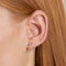 Pavé Crescent Moon Studs in Gold-Astrid &amp; Miyu