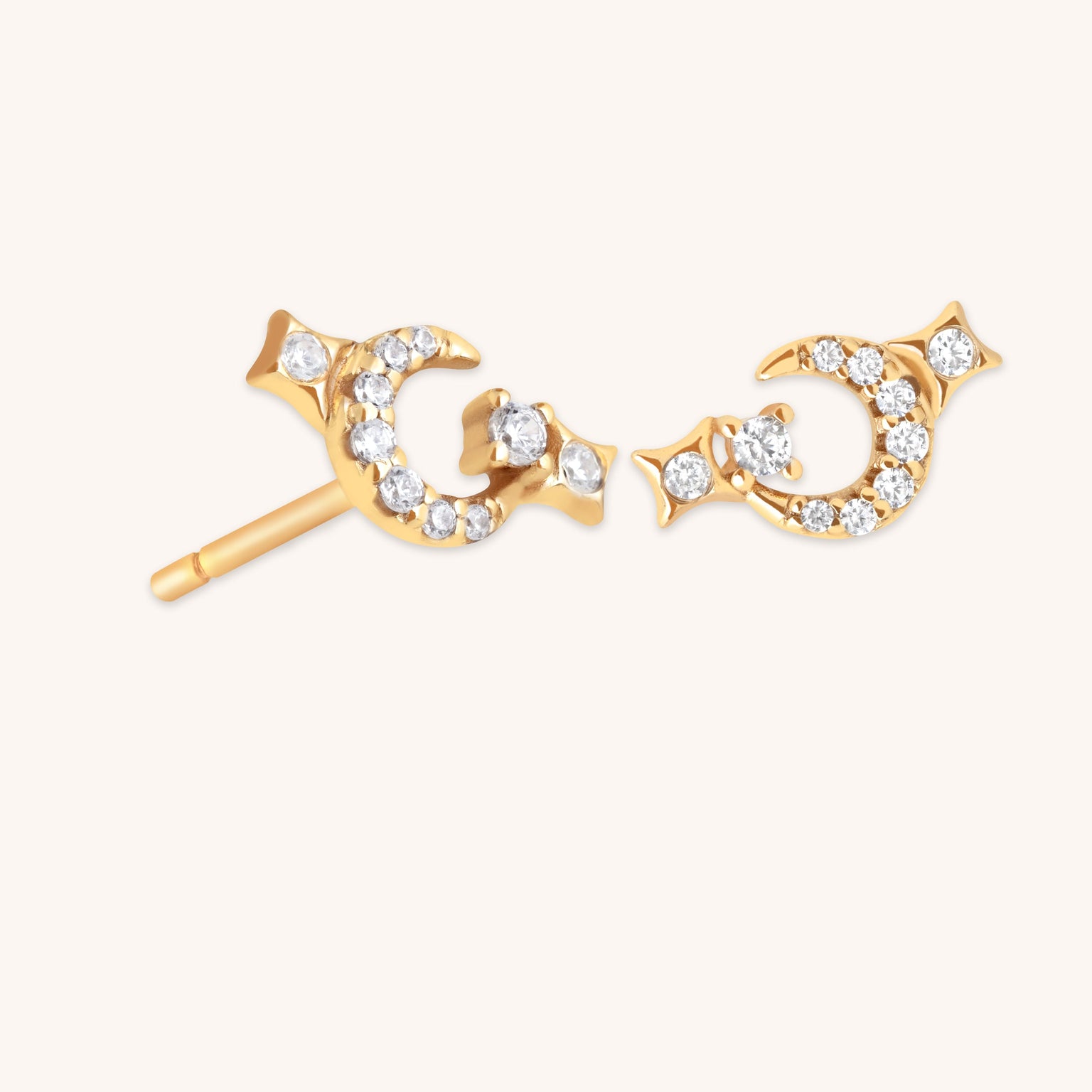 Shooting Star Studs in Gold-Astrid &amp; Miyu