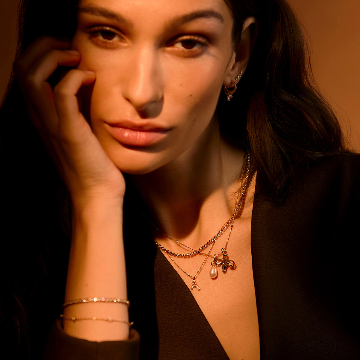 A&M x Hertility Uterus Charm in Gold-Astrid &amp; Miyu