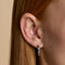 Blue Lace Agate Sun Hoops in Silver-Astrid &amp; Miyu