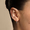 Diamond Marquise Piercing Stud in Solid White Gold-Astrid &amp; Miyu