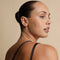 Diamond Curved Piercing Stud in Solid Gold-Astrid &amp; Miyu