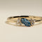 Alexandrite June Birthstone Milestone Ring in Solid Gold