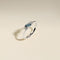 Alexandrite June Birthstone Milestone Ring in Solid White Gold