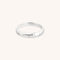 Cosmic Band Milestone Ring in Solid White Gold-Astrid &amp; Miyu