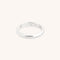 Hidden Cosmic Milestone Ring in Solid White Gold-Astrid &amp; Miyu